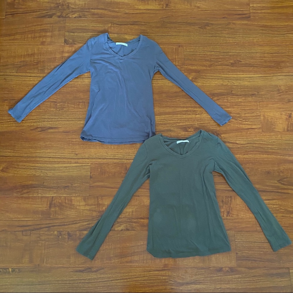 V-neck longsleeve